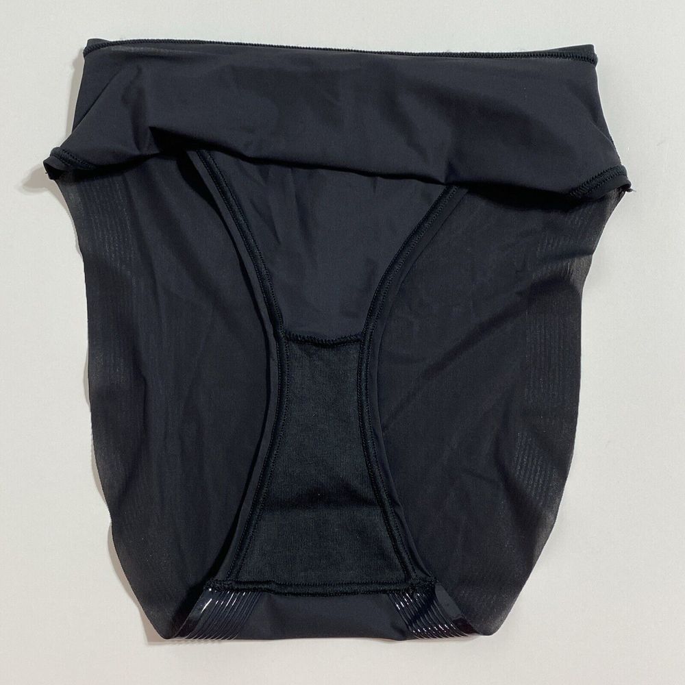 Skims Jelly Sheer Cheeky Brief Panty Panties Women's XXS Black Onyx Sexy NEW - Picture 15 of 15